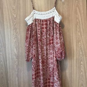 Off the shoulder dress